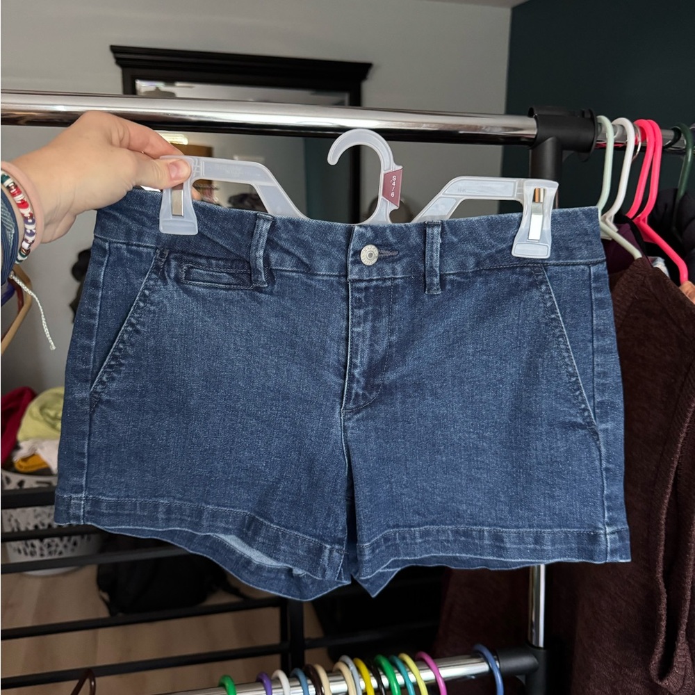Harper Dark Blue Jean Shorts